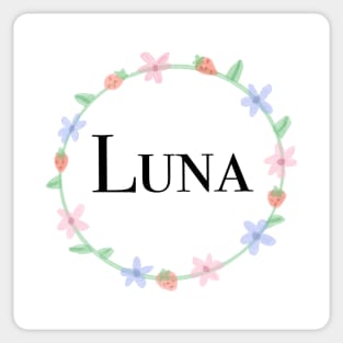 Luna ñame design Sticker